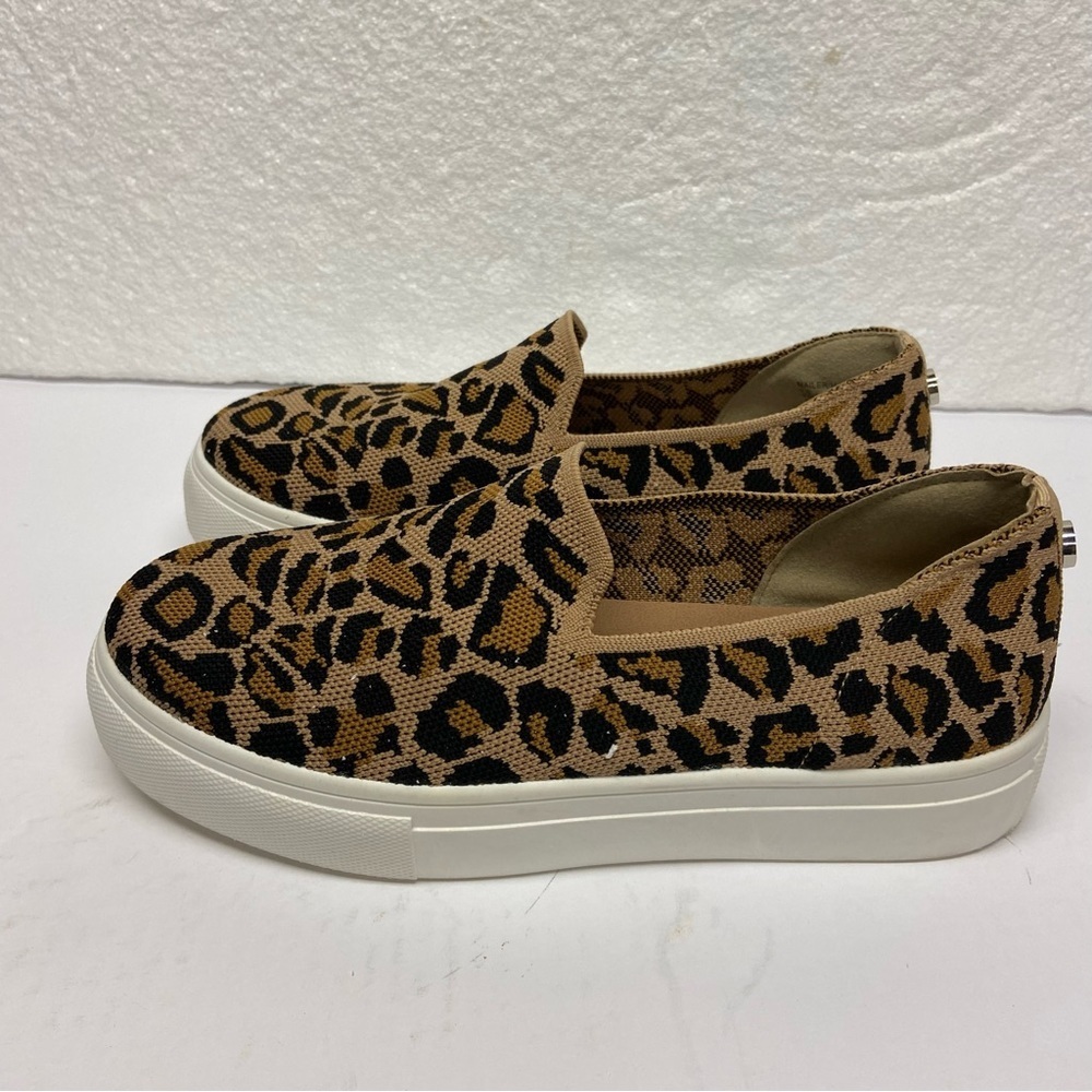 Leopard Print Slip-On Sneakers